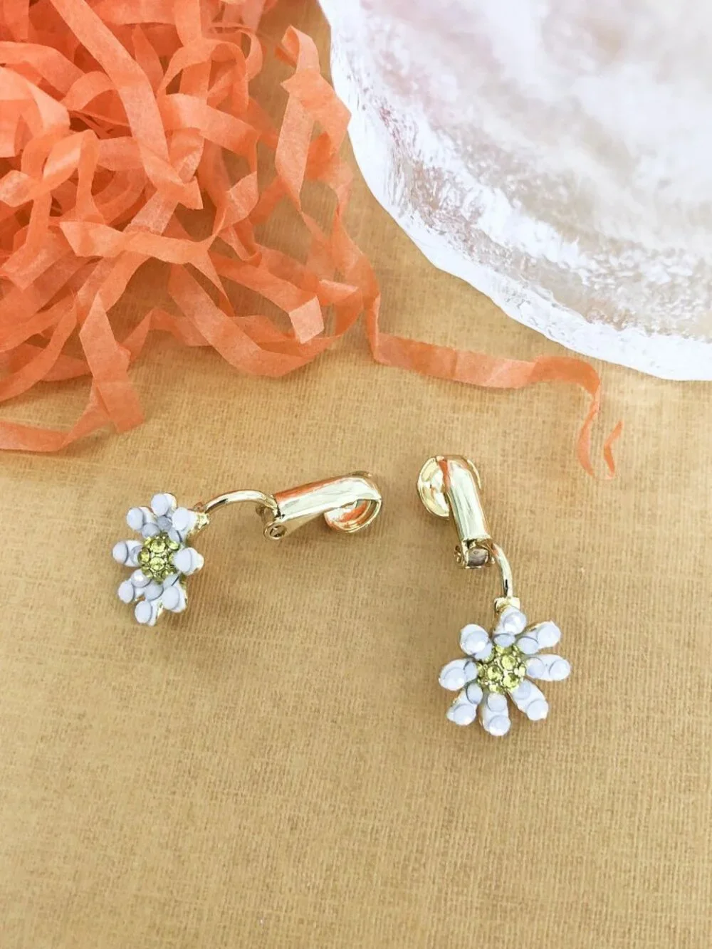 Kate Spade Gold Ear Clip Earrings in